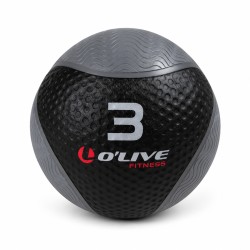 Balón Medicinal O’Live Fitness 3kg BLK EDT