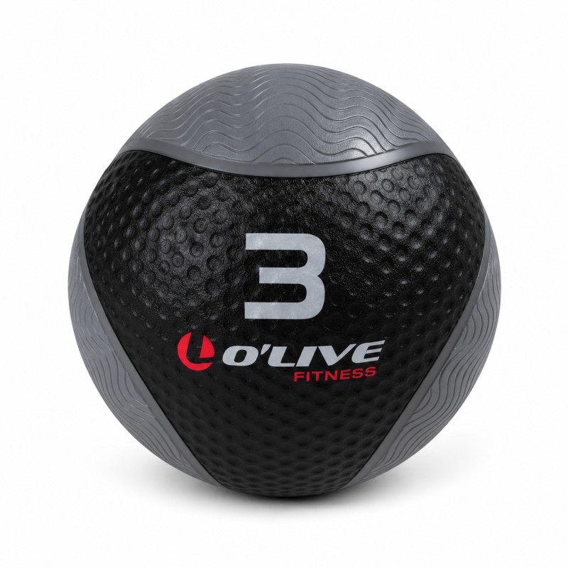 Balón Medicinal O’Live Fitness 3kg BLK EDT
