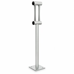 Soporte Fijo Suelo para Barra Ballet, Doble