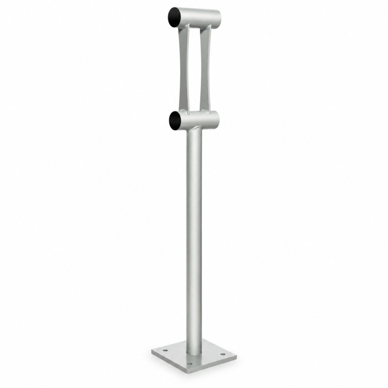 Soporte Fijo Suelo para Barra Ballet, Doble