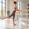 Soporte Fijo Suelo para Barra Ballet, Doble
