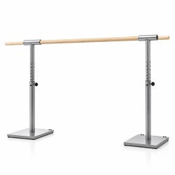 Soporte Con Ruedas-Graduable Barra Ballet Simple